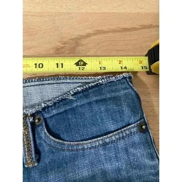 Y2K Vintage Jeans Low Rise Bell Bottom Flare Jeans Size 27 - Picture 9 of 11